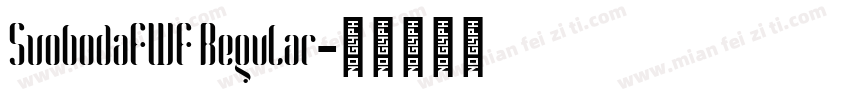 SvobodaFWF Regular字体转换